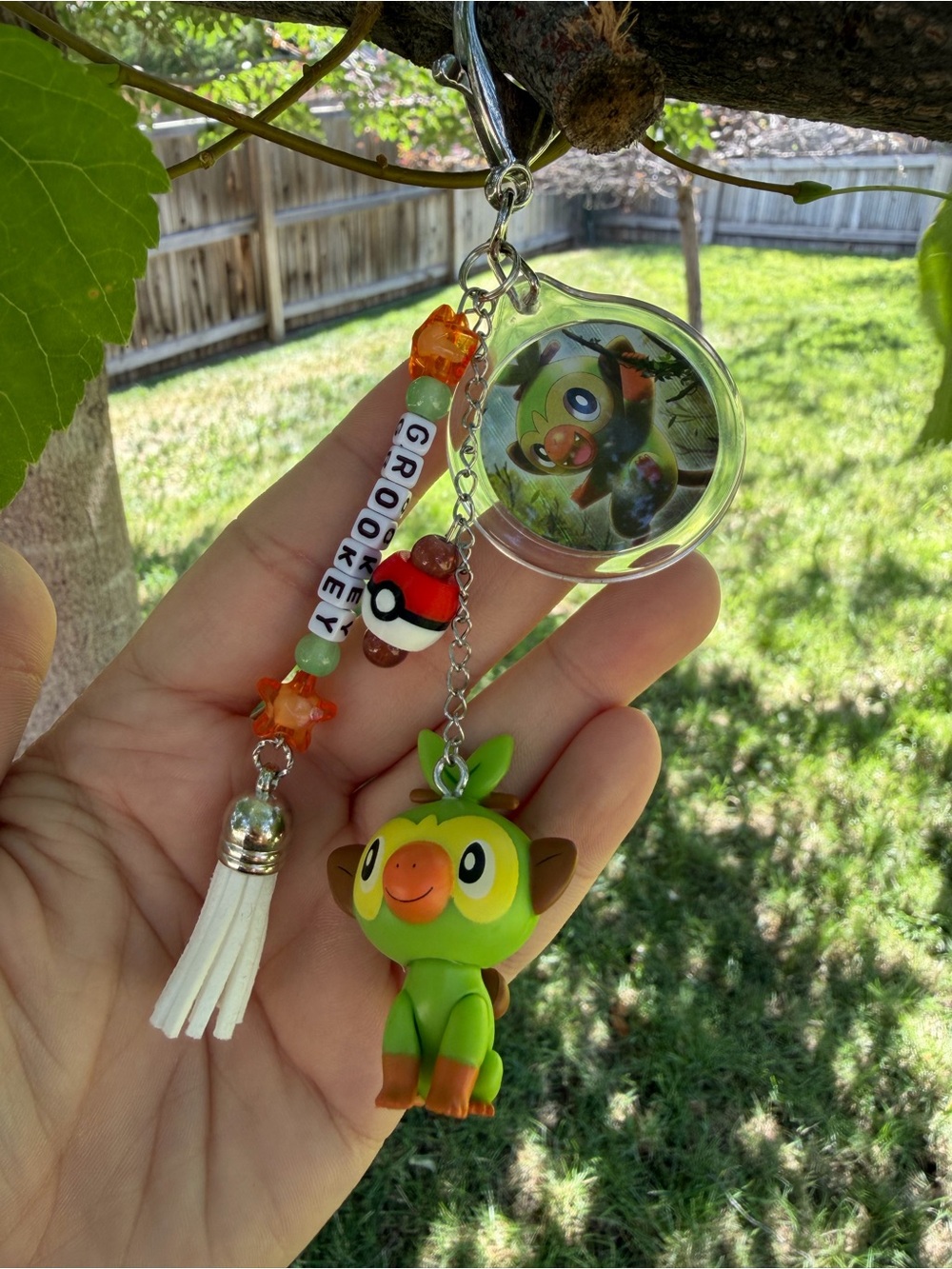 Pokemon Grookey Keychain